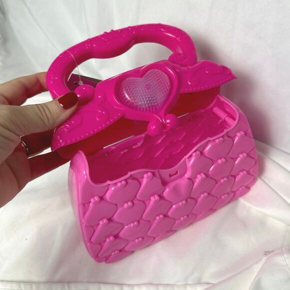 Fantasy Girls Purse Toy Dress-Up Pretend Glam Fashion Pink Flashing Lights - Picture 10 of 10